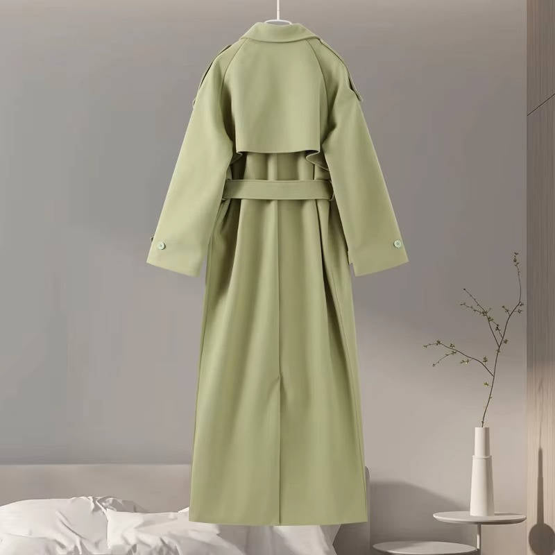 Women Oversized Long Trench Coat