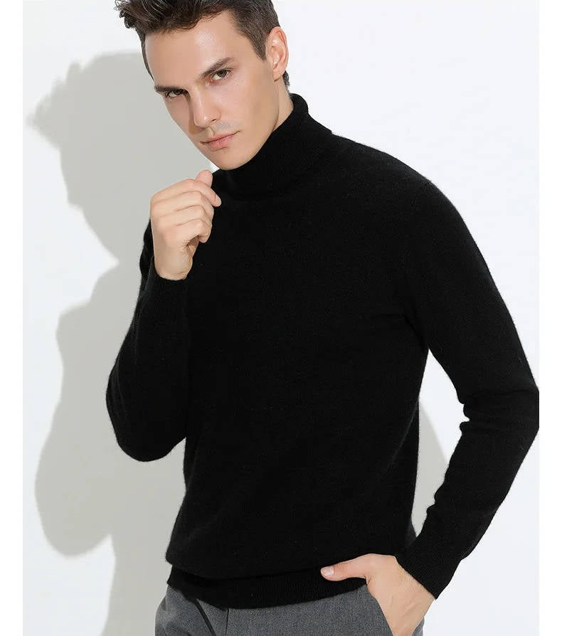 Men’s Cashmere Turtleneck Sweater