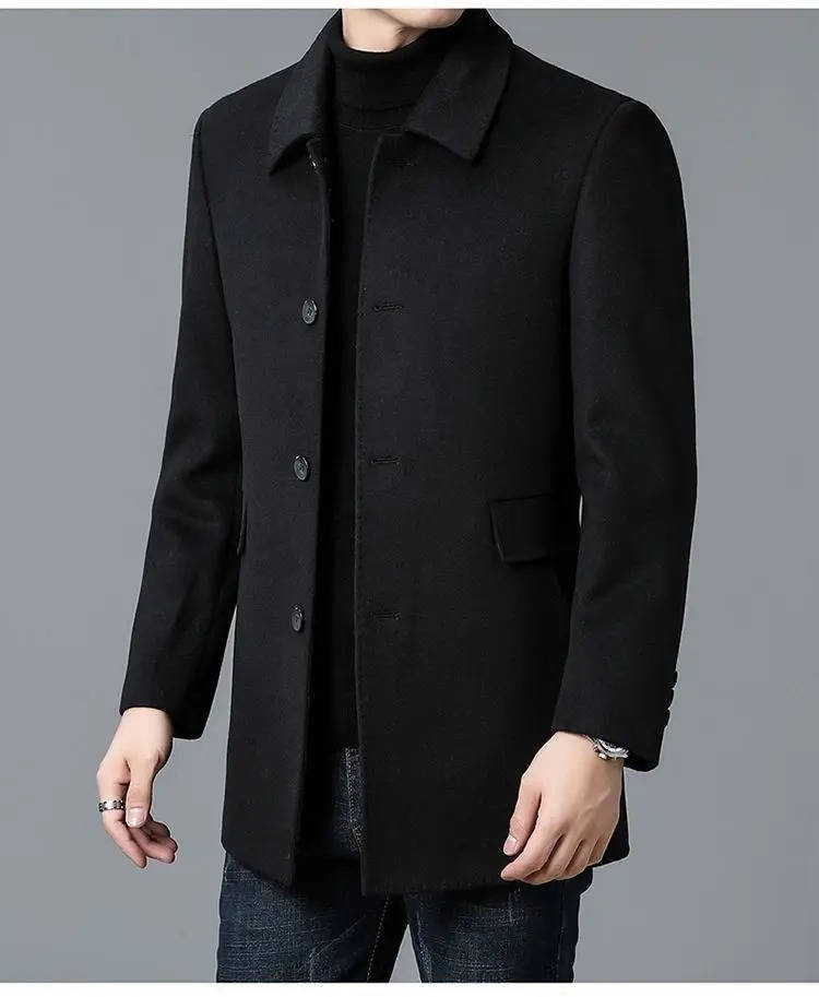 Men’s Tailored Short Overcoat