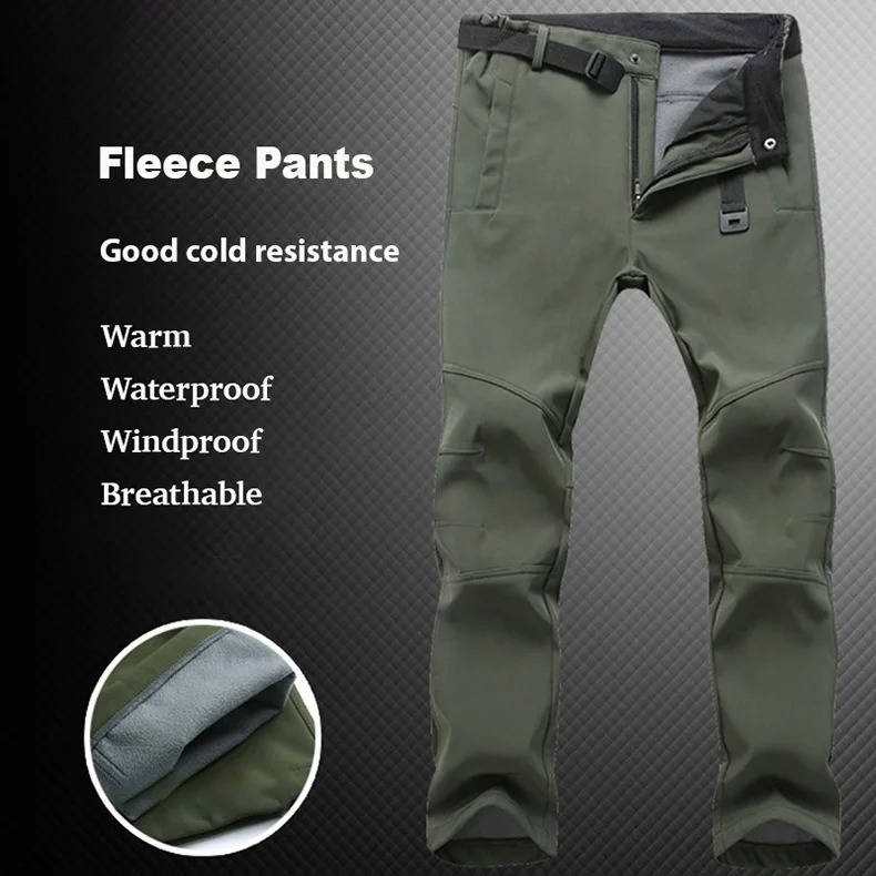 Men’s Winter Lightweight Waterproof Hiking Pants