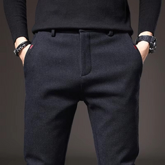 Men's Slim Fit Dress Pants Stretch Chino Trousers Business Casual