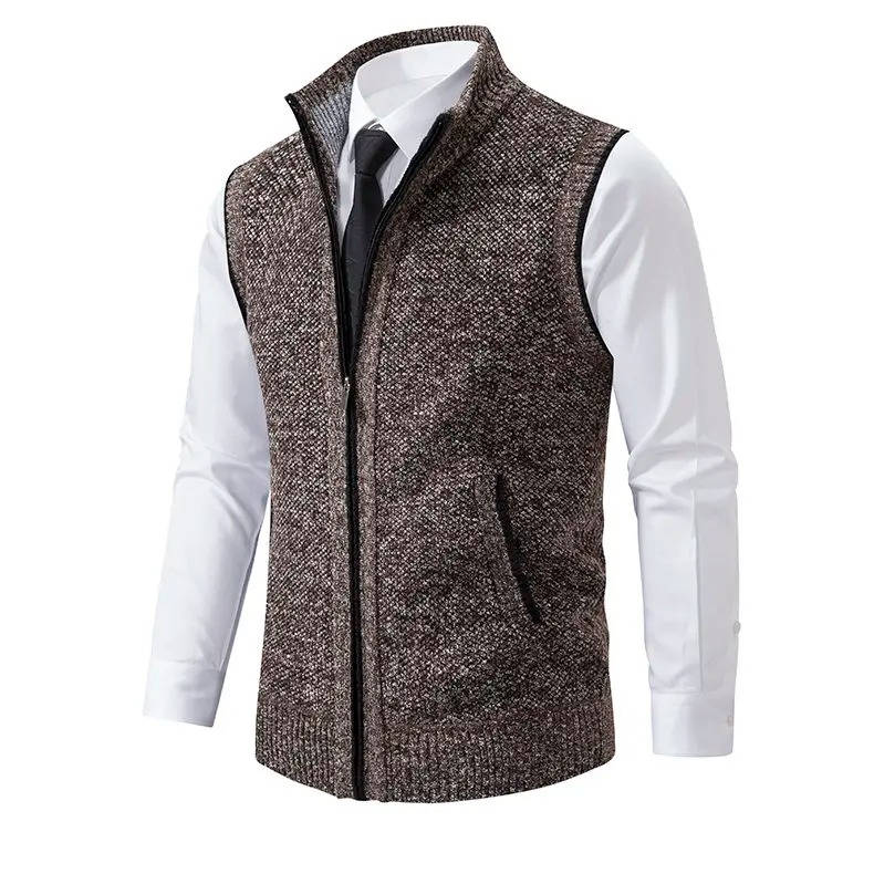 Mens Wool Tweed Vest