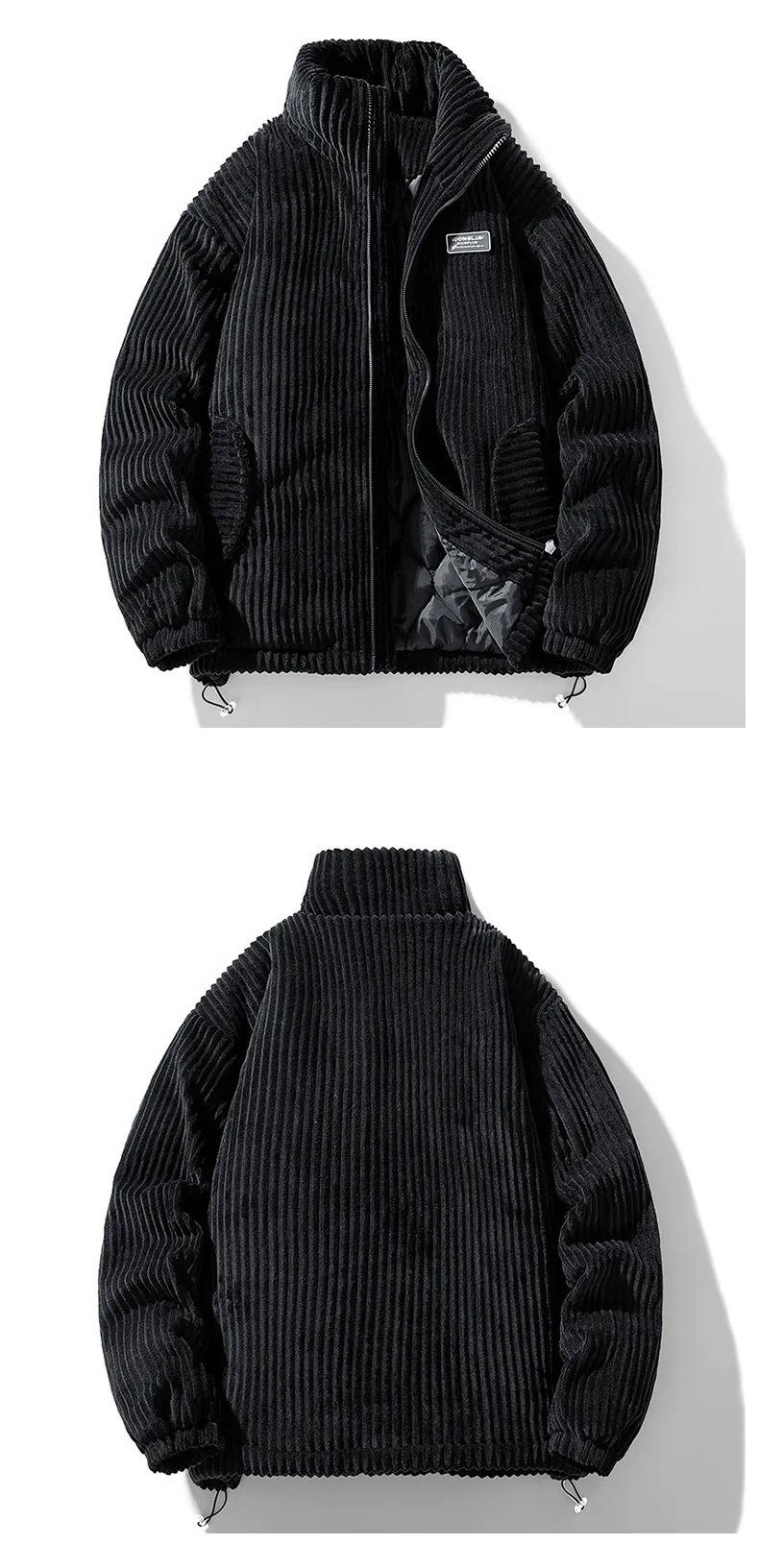 Mens Corduroy Puffer Jacket