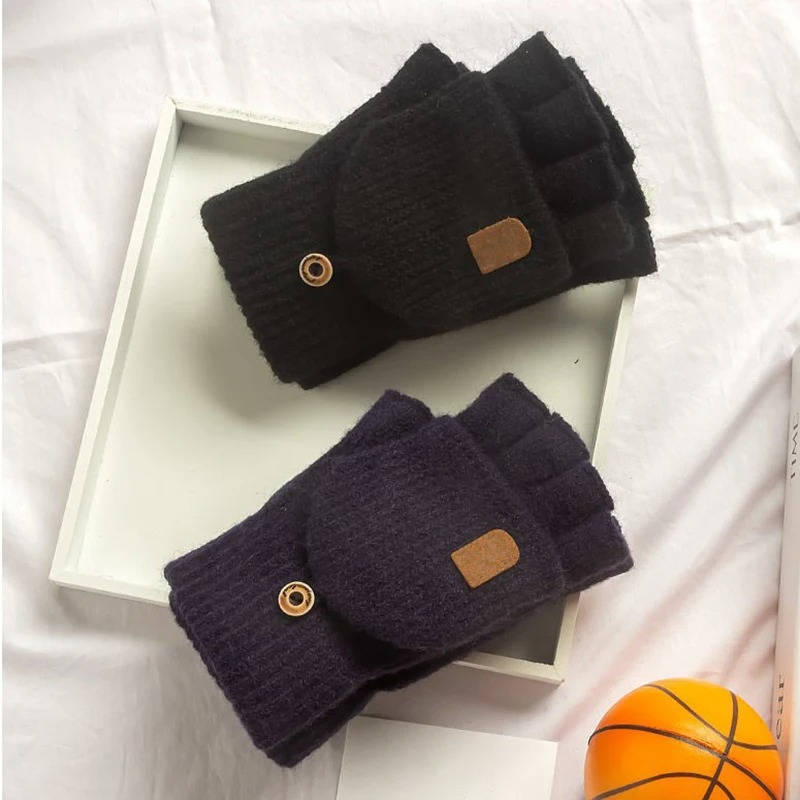 Knitted Fingerless Gloves