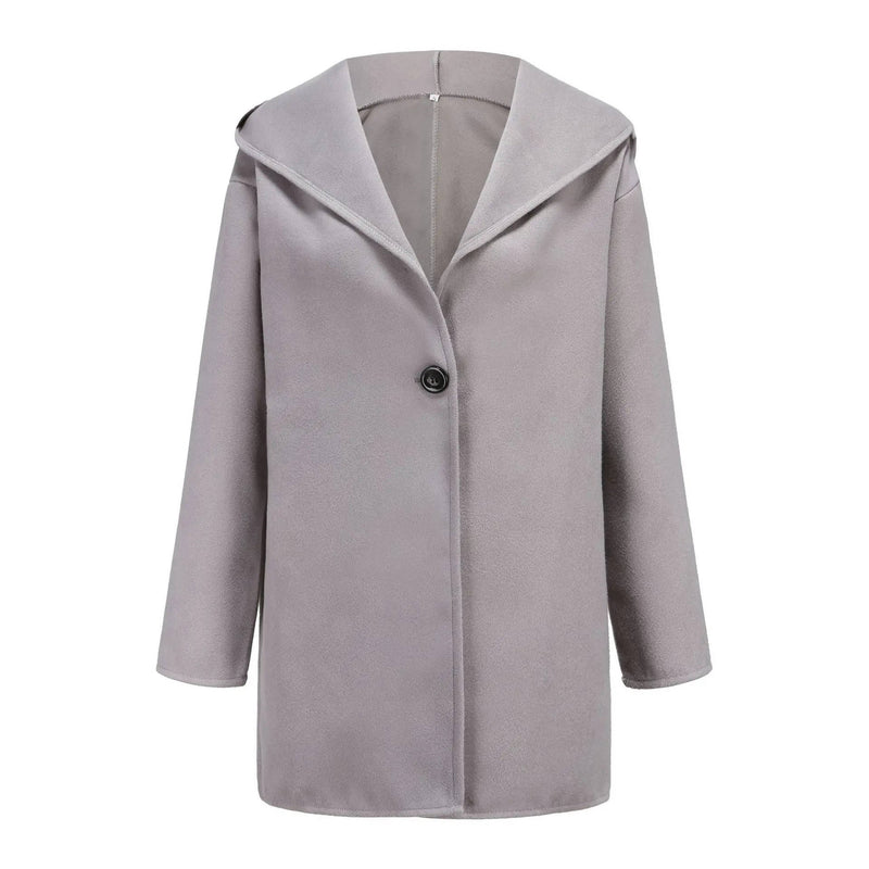 Women's Wool Blend Cocoon Coat
