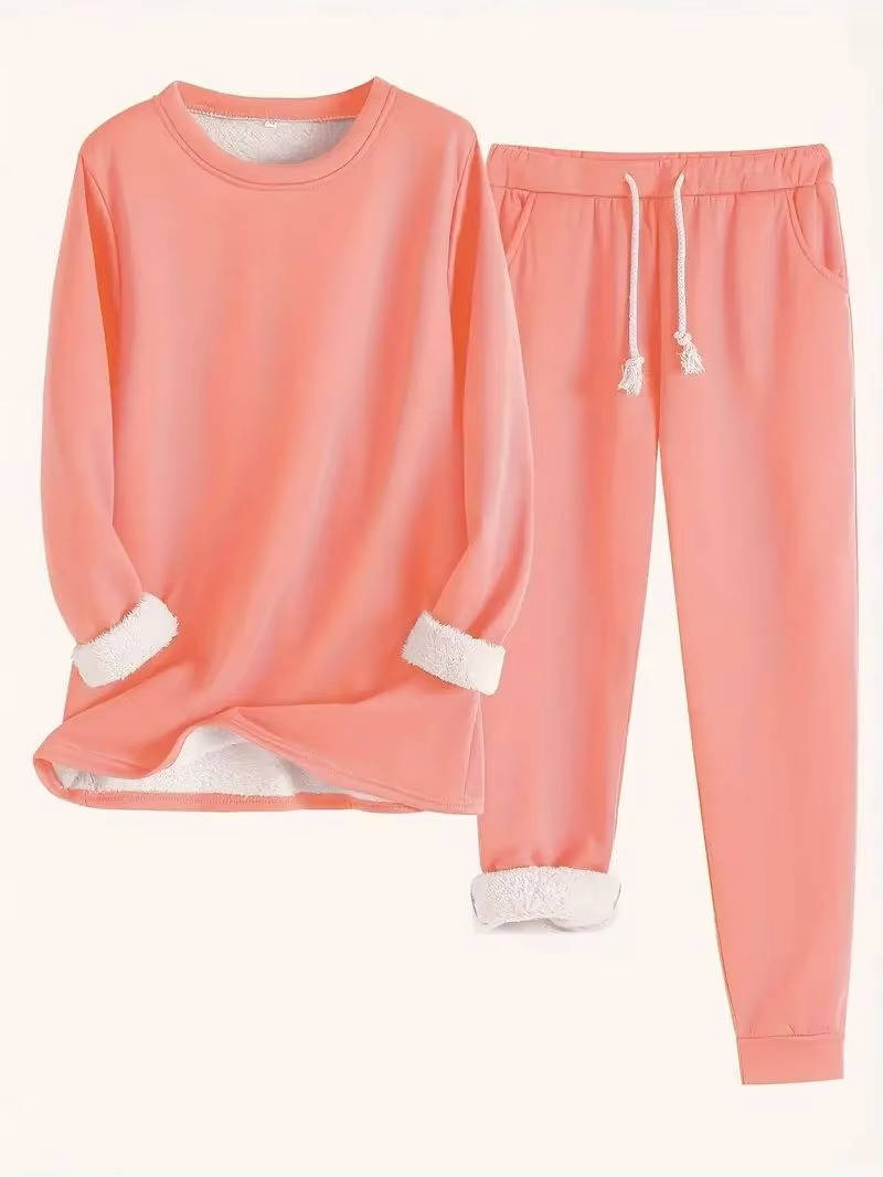 Women's Fleece Lined Sweatsuit Set