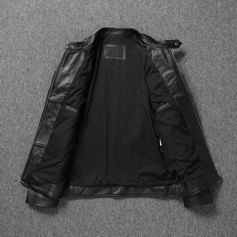 Men's Premium Quilted Leather Motorcycle Jacket