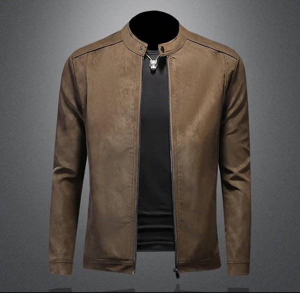 Men’s Matte Leather Jacket