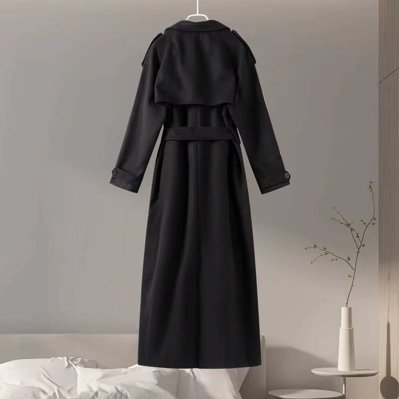 Women Oversized Long Trench Coat