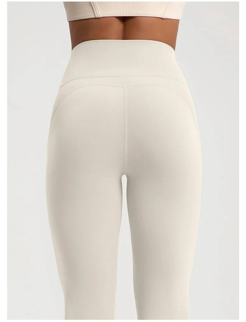 High Waisted Flared Leggings