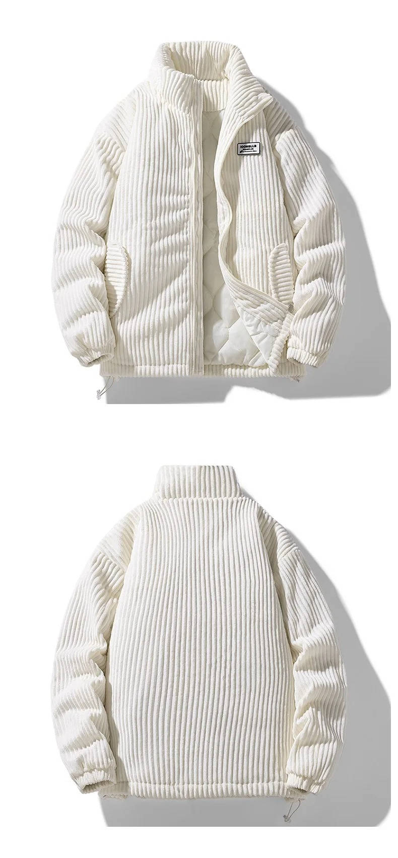 Mens Corduroy Puffer Jacket