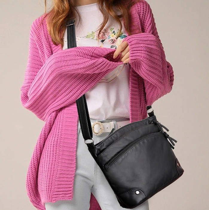 Womens Leather Crossbody Bag