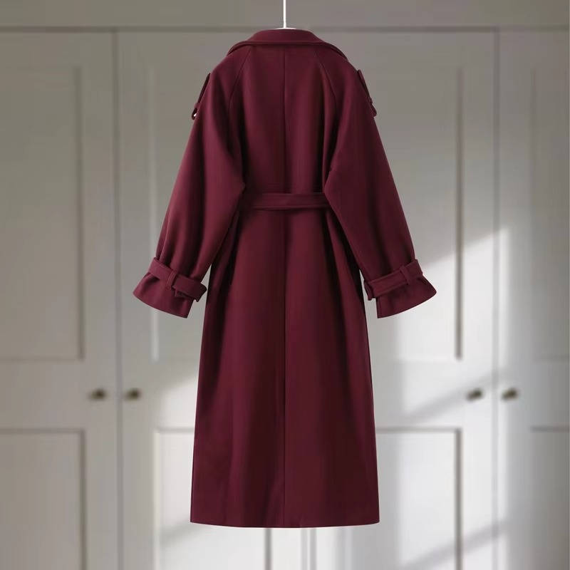 Women Oversized Long Trench Coat