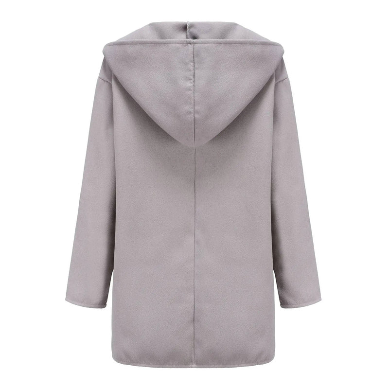 Women's Wool Blend Cocoon Coat
