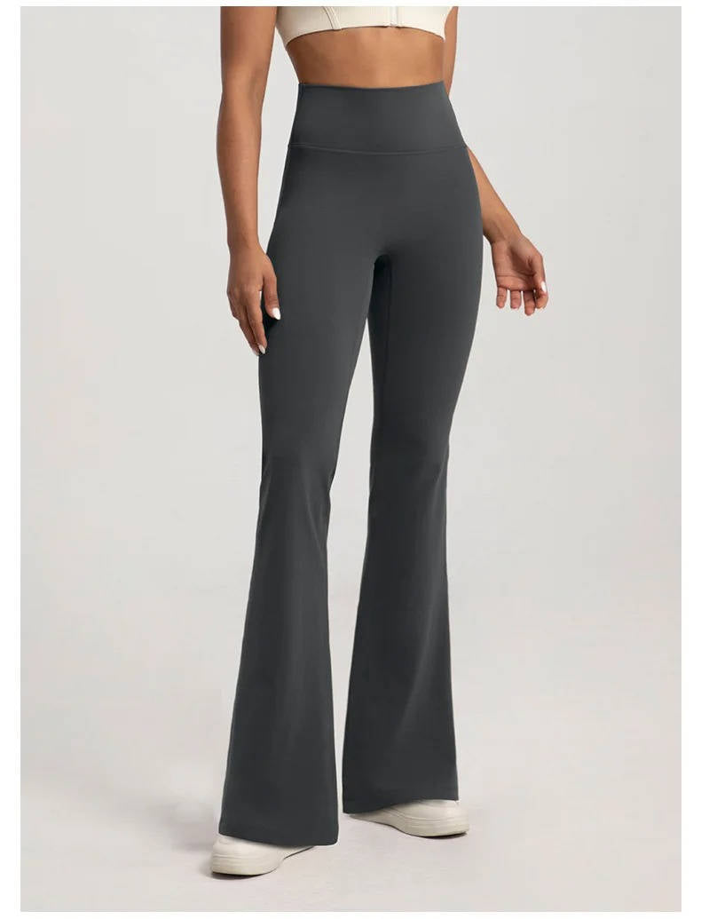 High Waisted Flared Leggings