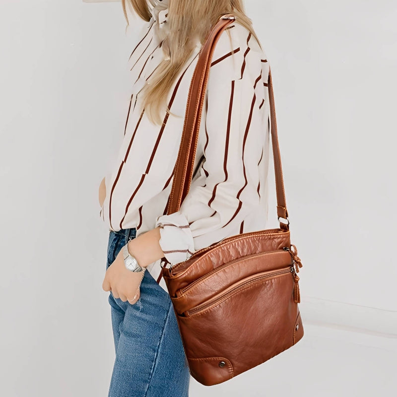 Womens Leather Crossbody Bag
