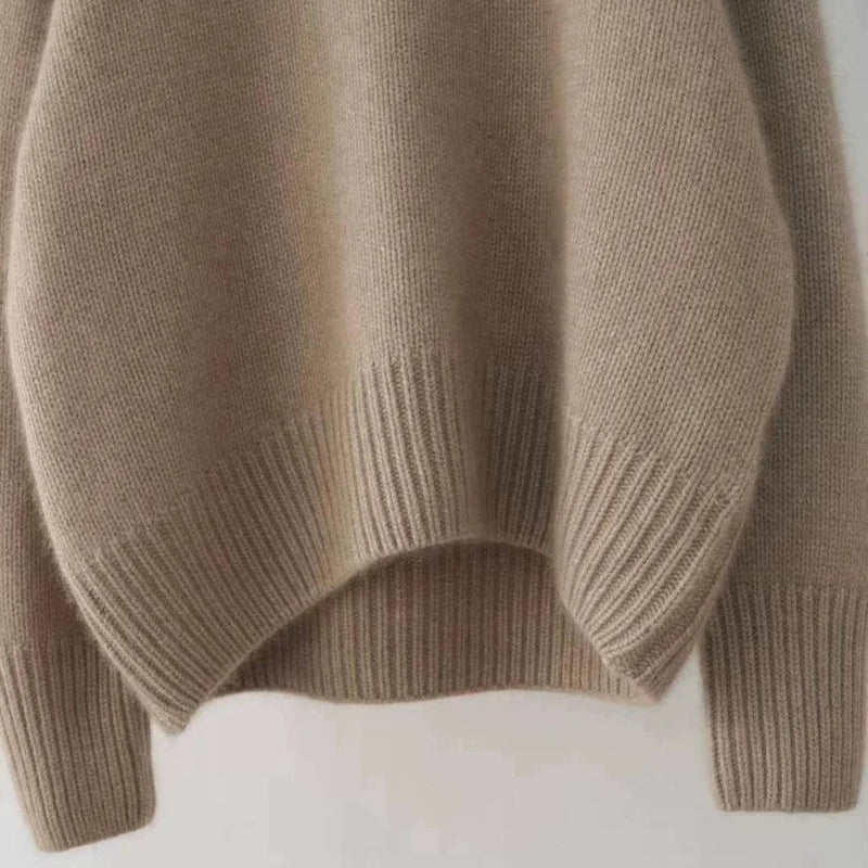 Women's Oversized Cashmere Turtleneck Sweater