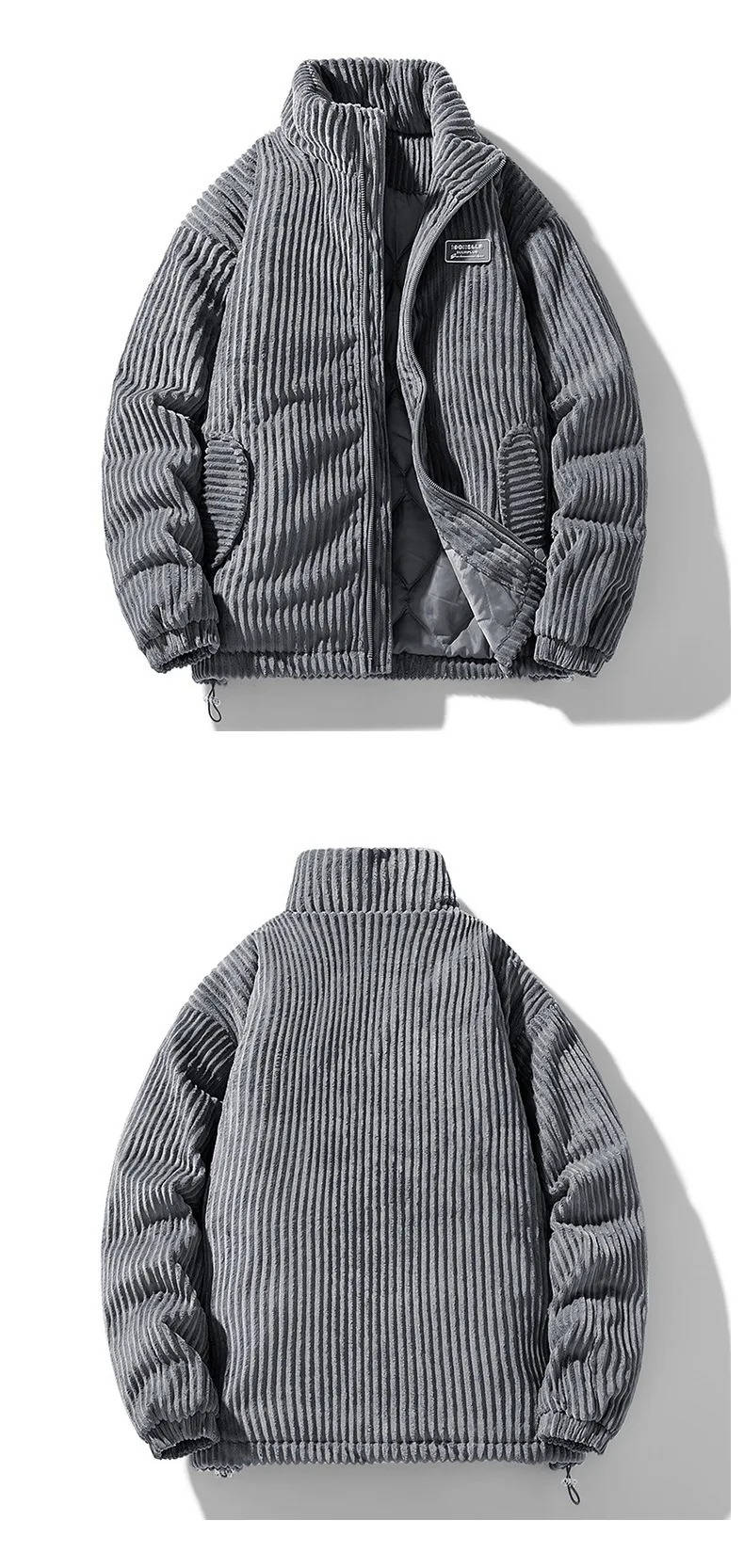 Mens Corduroy Puffer Jacket