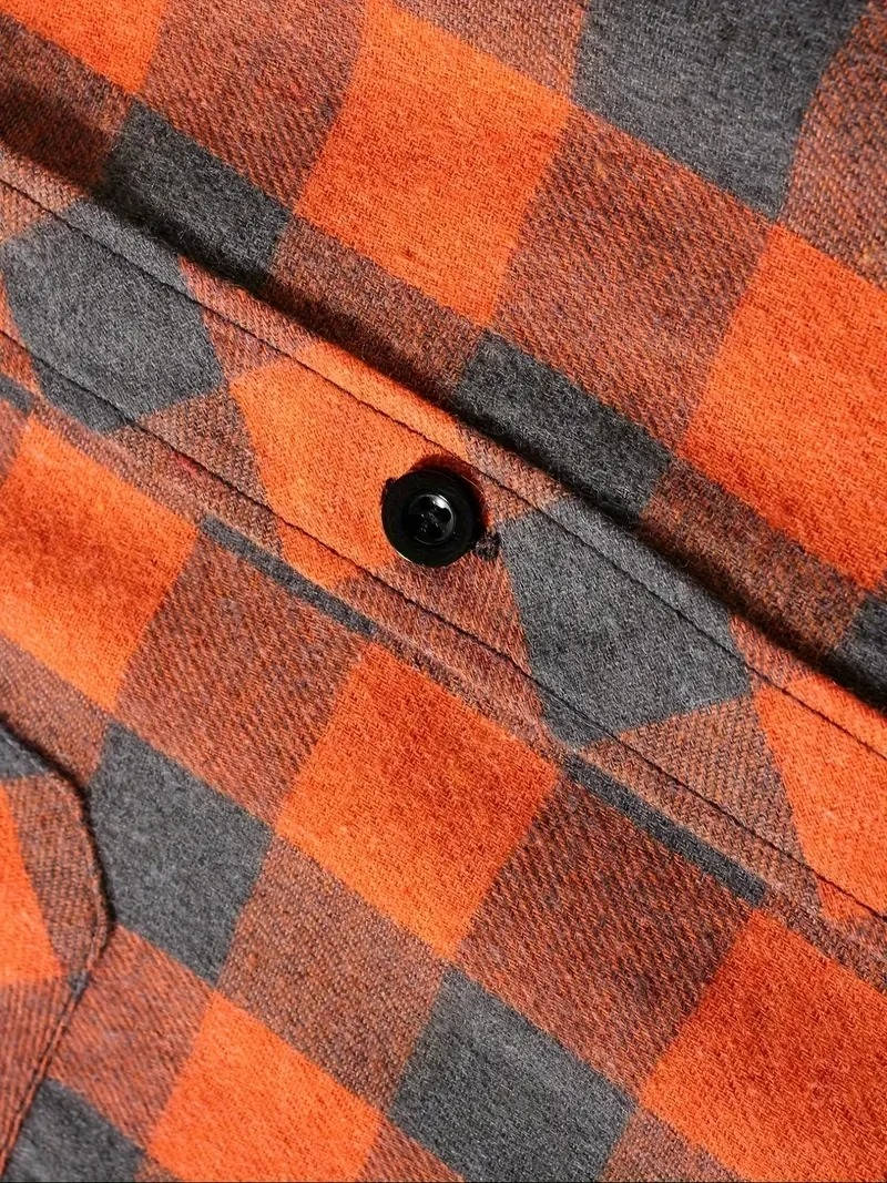 Men's Hooded Flannel Shirt