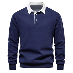 Mens Long Sleeve Polo Shirt