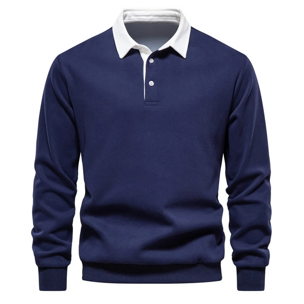 Mens Long Sleeve Polo Shirt