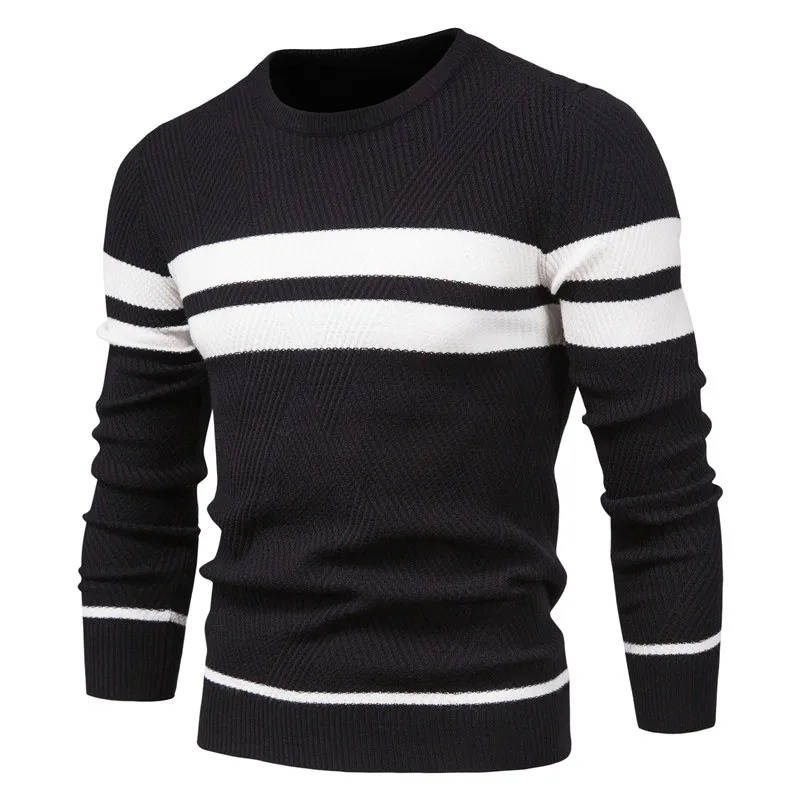 Mens O Neck Pullover Sweater