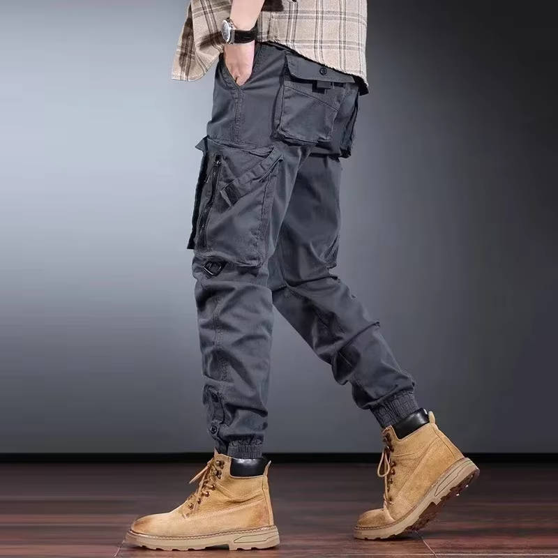 Men's Cargo Jogger Pants With Multi Pocket