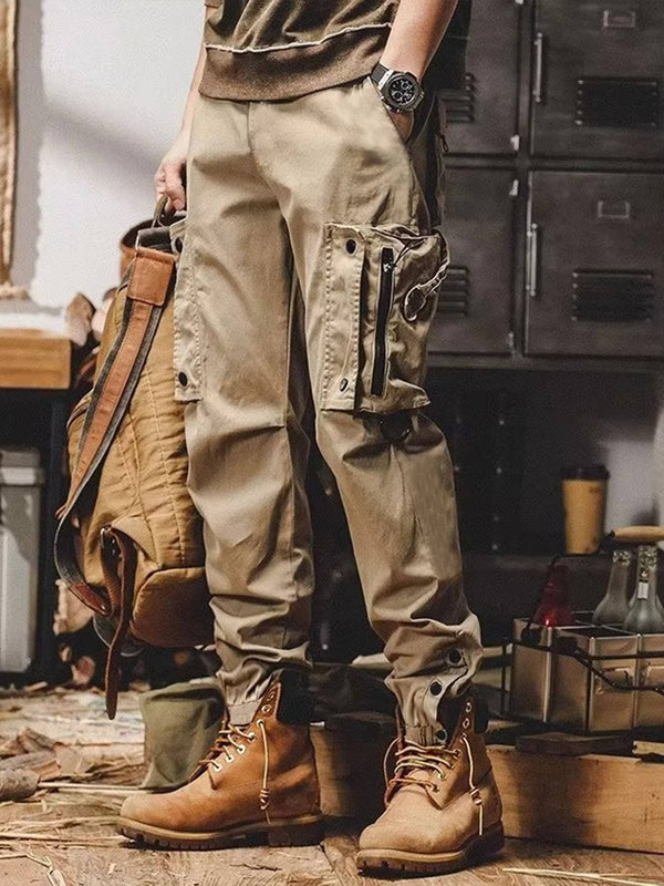 Men's Cargo Jogger Pants With Multi Pocket