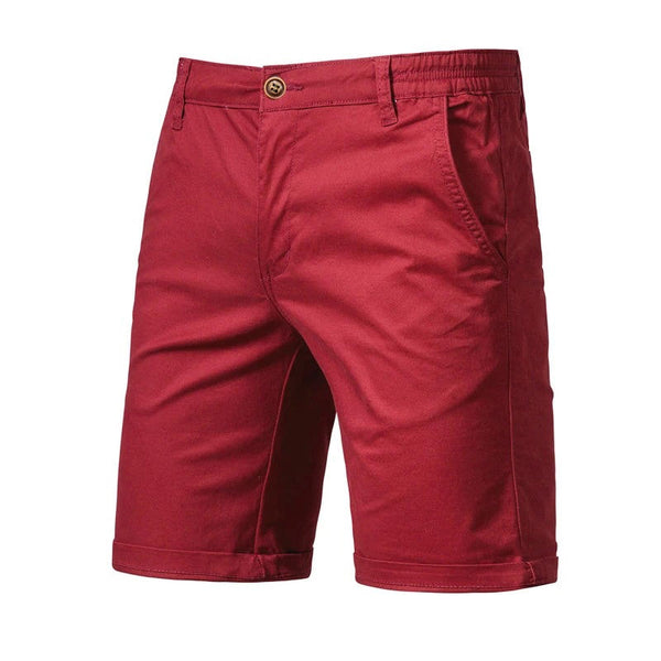 Mens Cotton Chino Shorts With Pockets