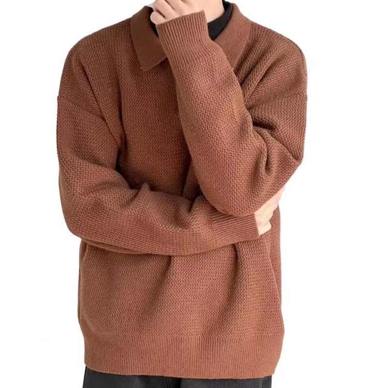 Men's Sweater Polo Long Sleeve
