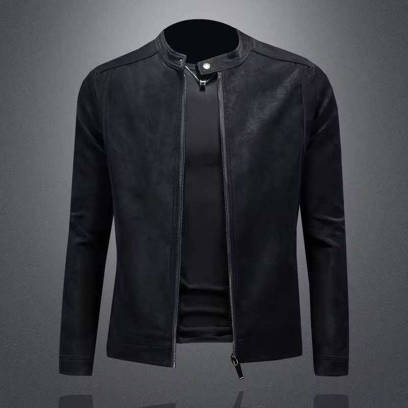 Men’s Matte Leather Jacket