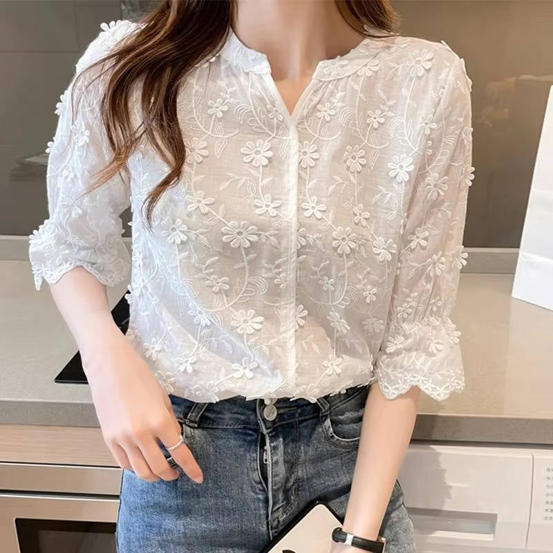 Women’s Floral Blouse