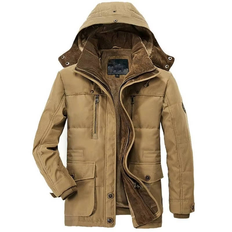 Men's Winter Parka with Fleece Lining