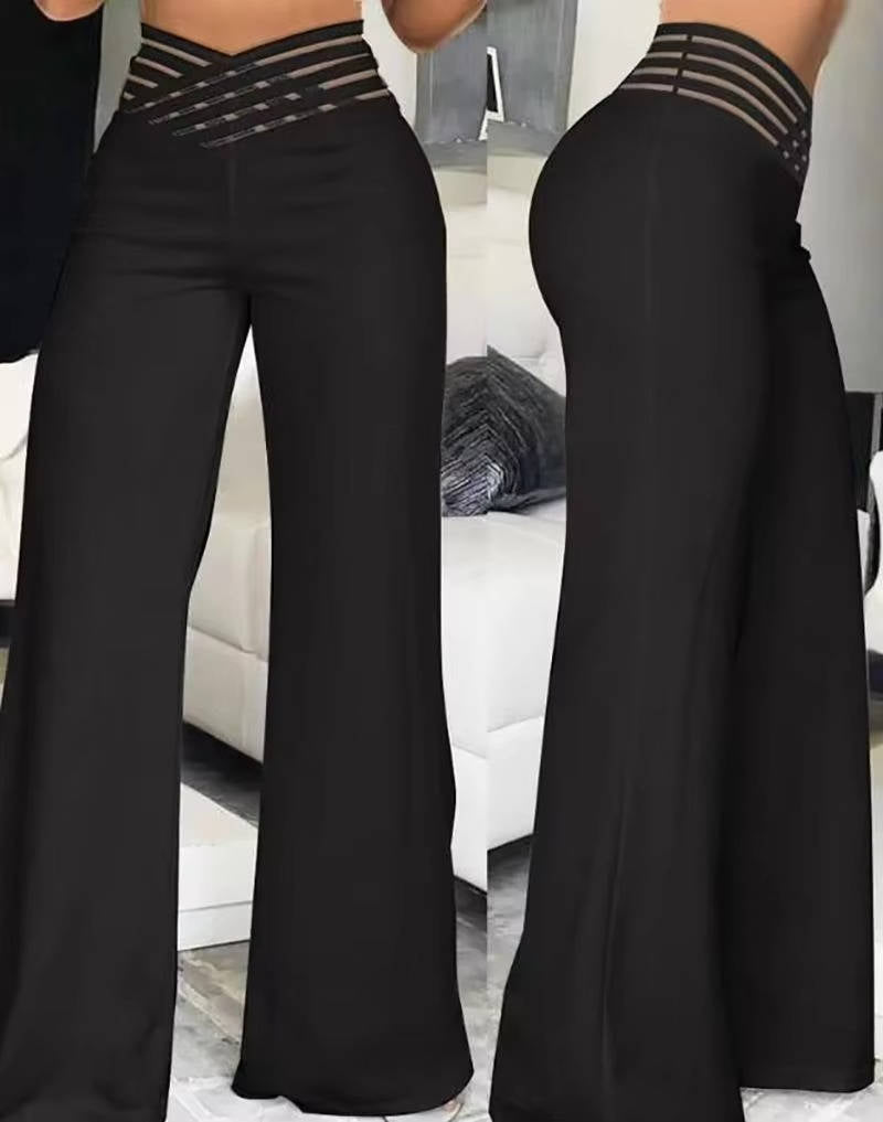 Women's High Waisted Flared Pants