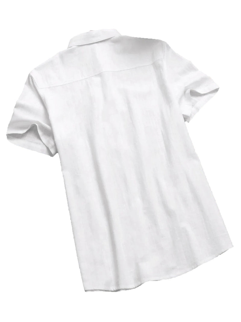 Men's Summer Linen Shirt - Light And Breathable