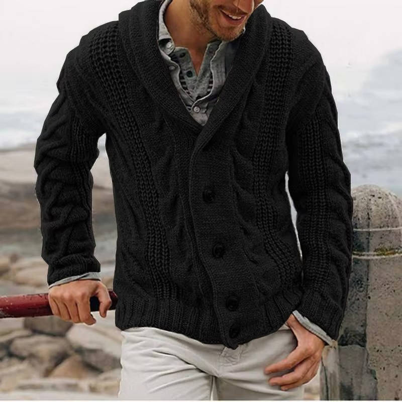 Men’s Knitted Cardigan Sweater