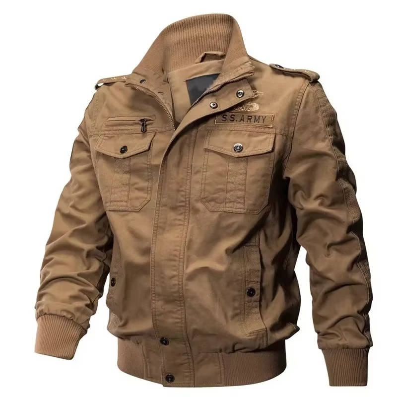 Military Patch Bomber Jacket