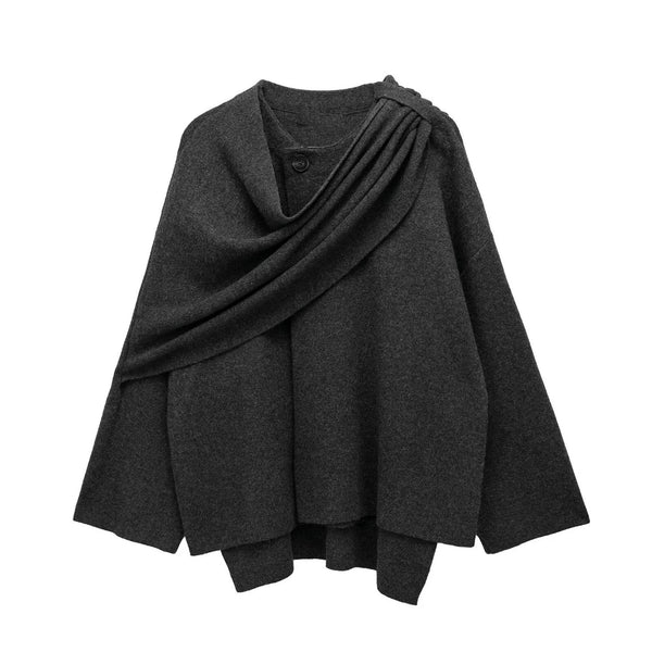 Draped Cape Jacket
