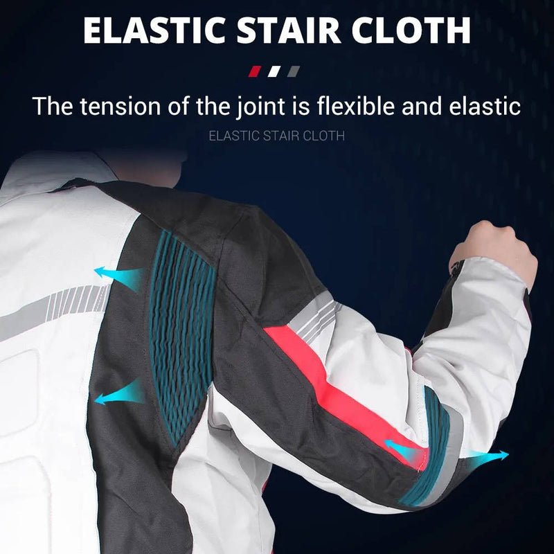 2-Piece Motorcycle Protective Gear Jacket And Pants Set