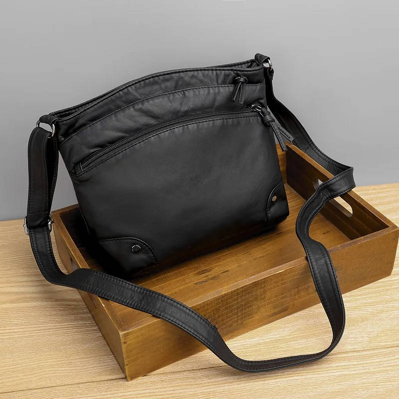 Womens Leather Crossbody Bag