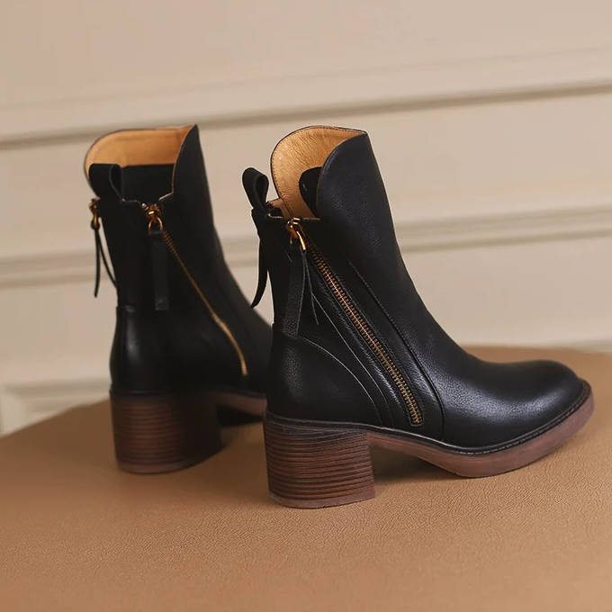 Women's Leather Ankle Boots