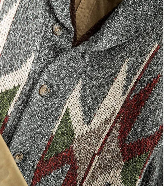 Men's Shawl Collar Cardigan Sweater