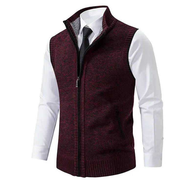 Mens Wool Tweed Vest