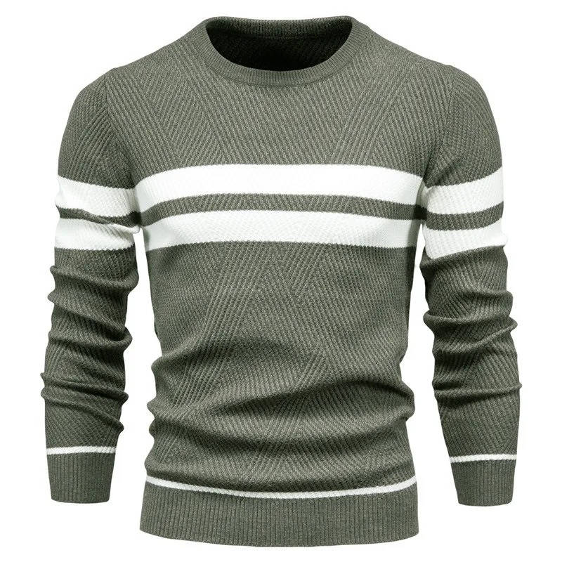Mens O Neck Pullover Sweater