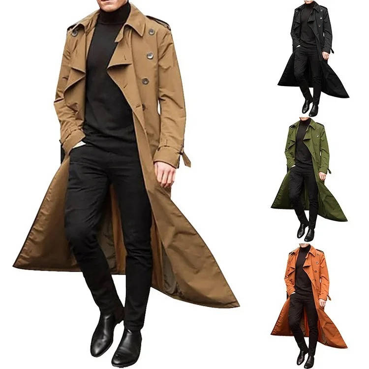 Men’s Long Trench Coat