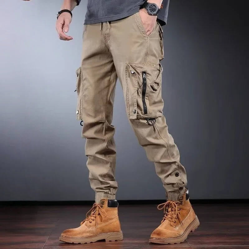 Men's Cargo Jogger Pants With Multi Pocket