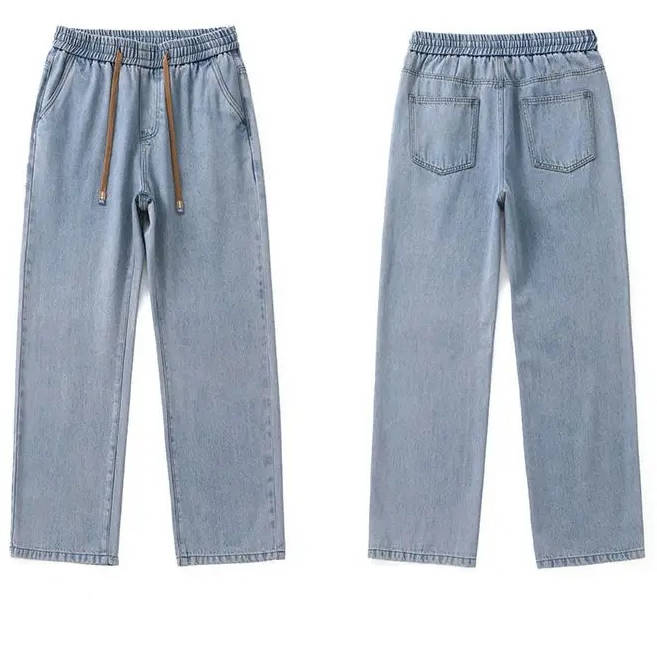 Men’s Drawstring Denim Jeans