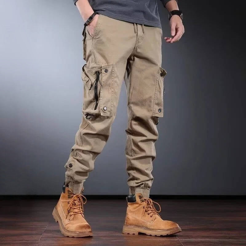 Men's Cargo Jogger Pants With Multi Pocket