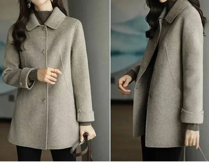 Womens Short Wool Coat