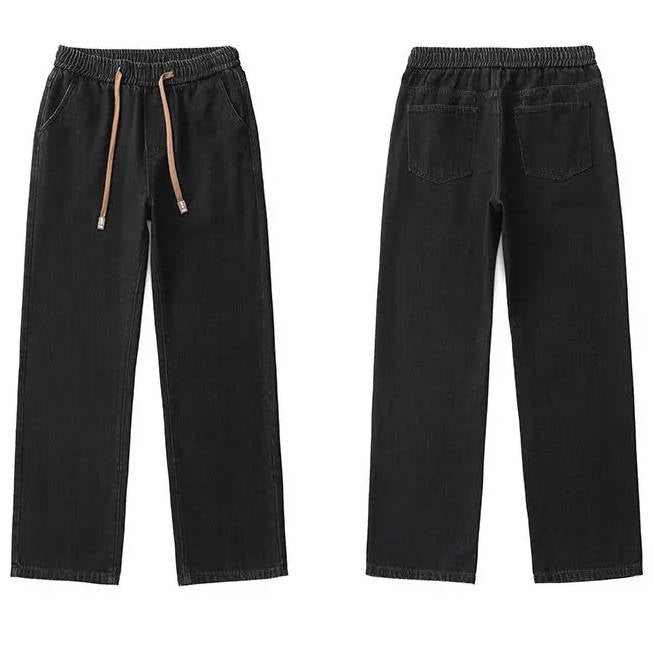 Men’s Drawstring Denim Jeans